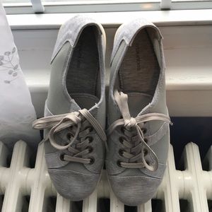 Gray shoes